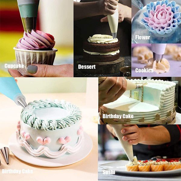 18 In 1 Cake Decorating Stainless Steel Nozzles (18pc)